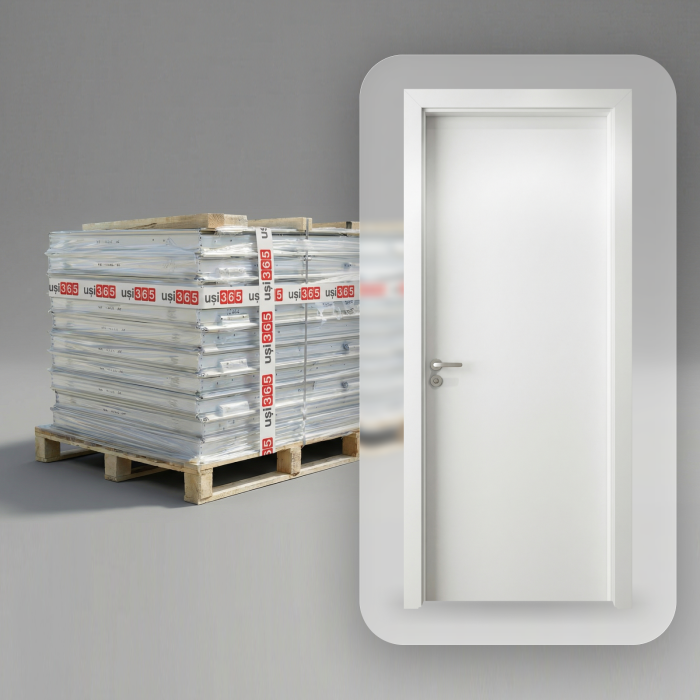 Pachet 25 x Usa de interior Alb CPL cu toc reglabil CPL [1]