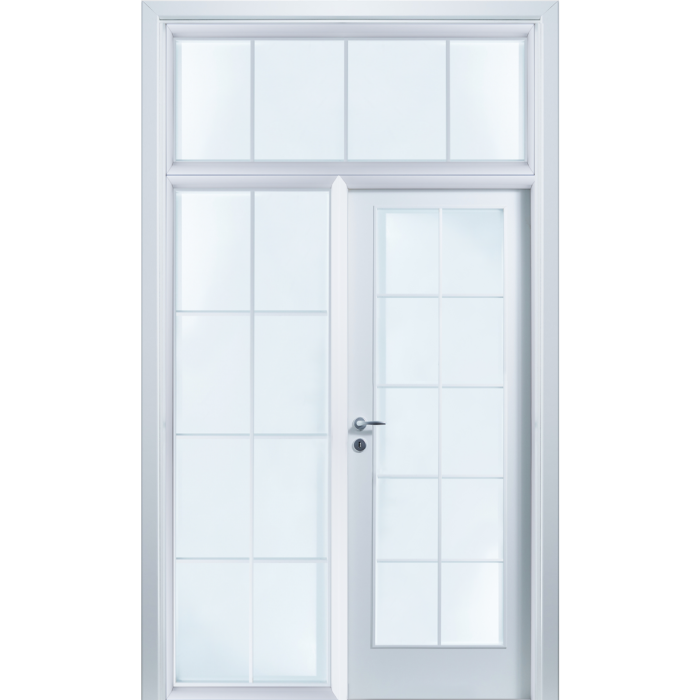 Usa de interior cu luminator cu geam si supralumina [1]