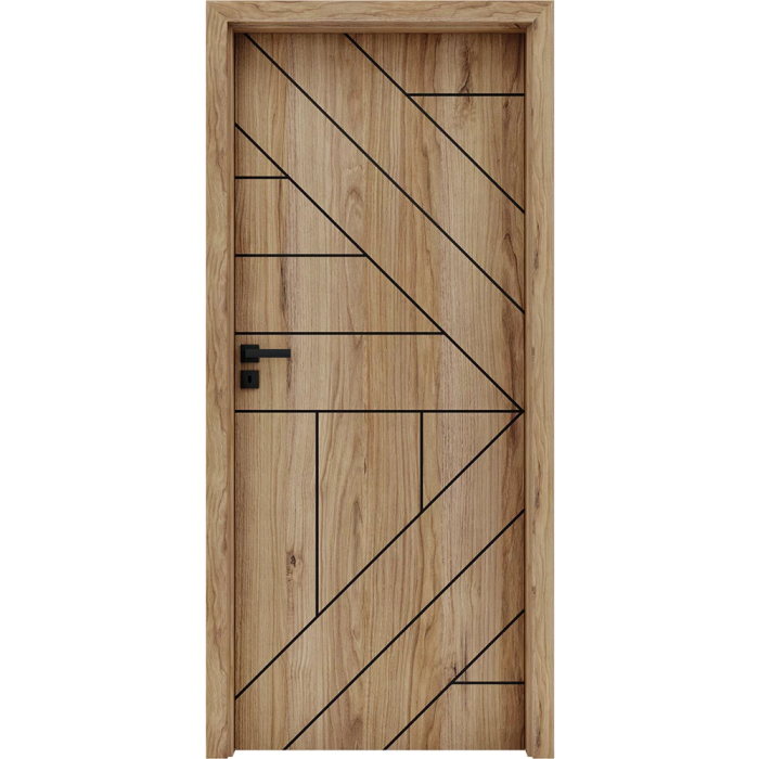 Usa de interior cu toc reglabil HDF - Frezaje decorative [13]
