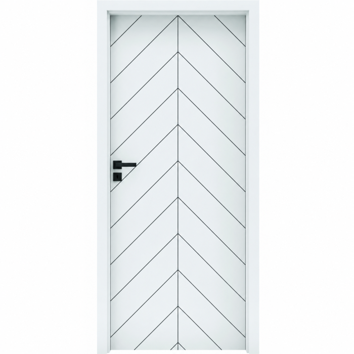 Usa de interior cu toc reglabil HDF - Frezaje decorative [2]
