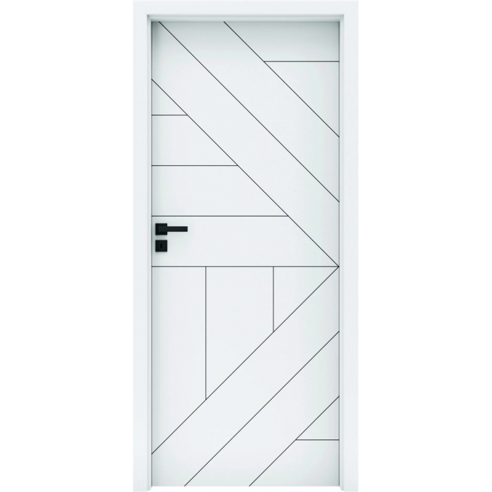 Usa de interior cu toc reglabil HDF - Frezaje decorative [1]