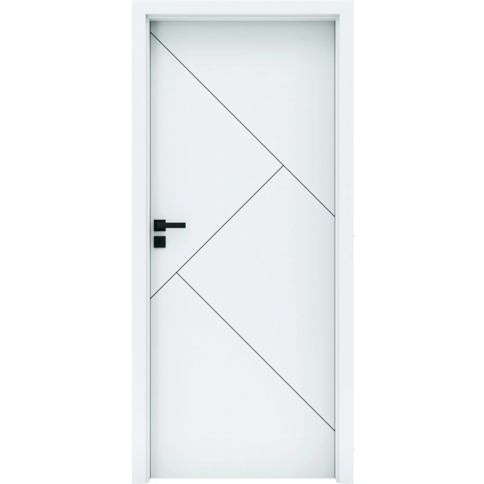 Usa de interior cu toc reglabil HDF - Frezaje decorative [3]