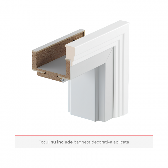 Usa de interior cu toc reglabil PORTA IMPERIAL Model 3 -Finisaj Vopsea UV Premium Plus [8]