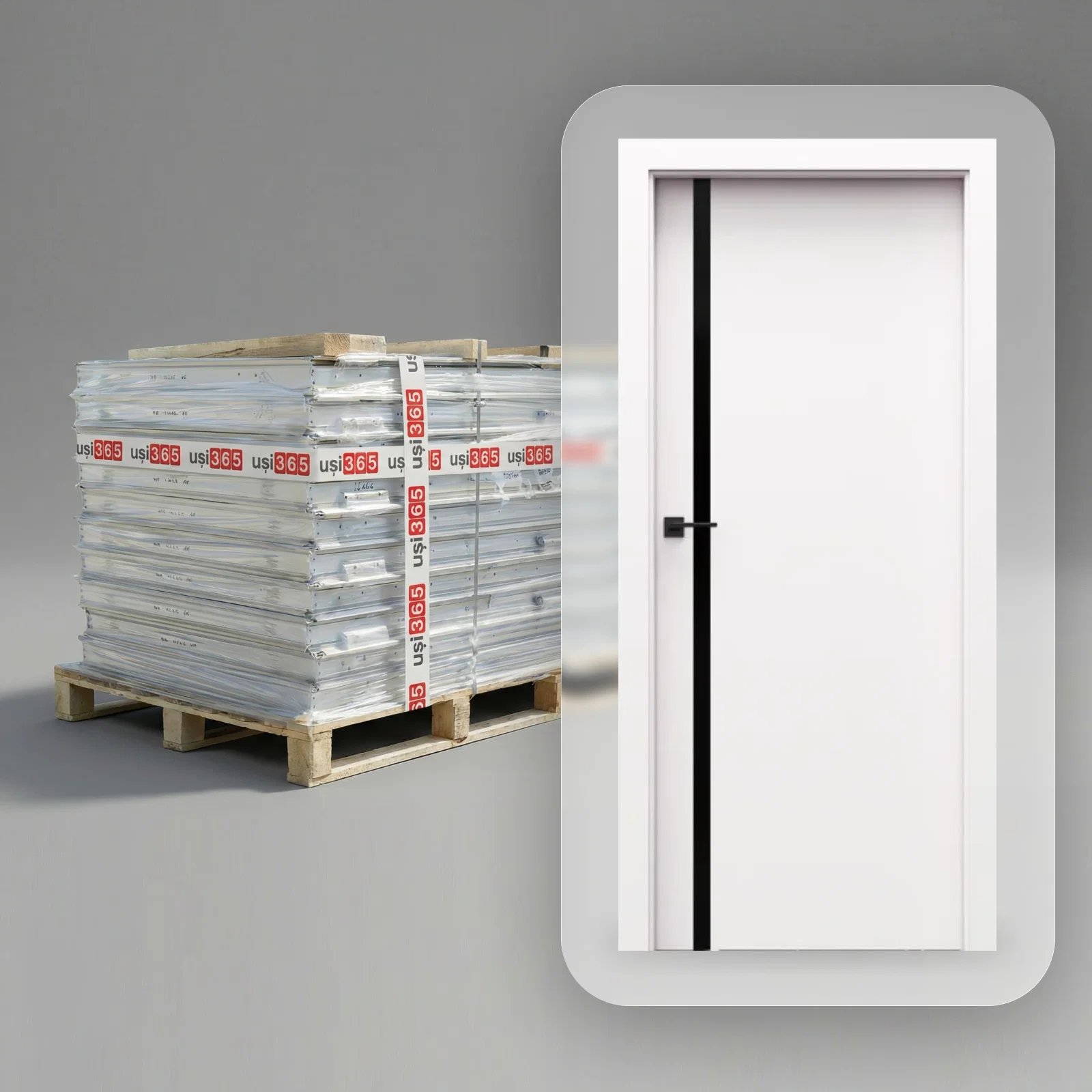 Pachet 10 x Usa de interior miez din PAL PORTA LINE S1 cu toc reglabil [1]