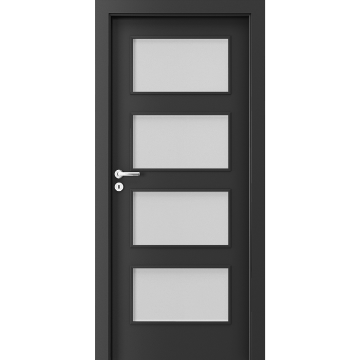 Usa de interior neagra - Porta FIT model H4 [1]