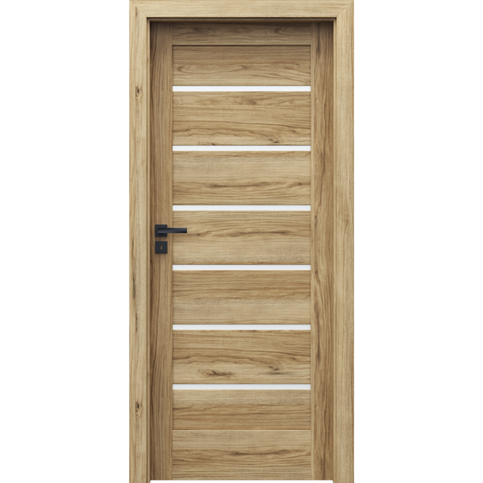 Usa de interior PORTA VERTE HOME cu toc reglabil - Model J6 - Sticla mata [1]