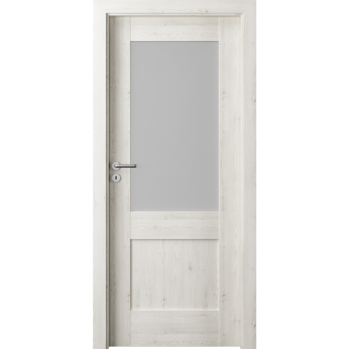 Usa de interior PORTA VERTE PREMIUM cu toc reglabil - Model C1 - Finisaj Pin Norvegian [1]