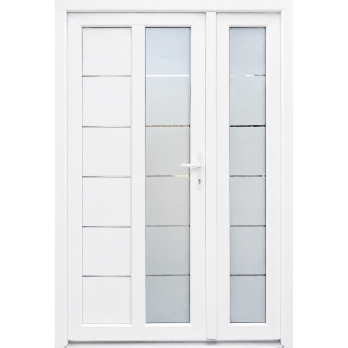 Usa dubla de intrare in casa Entriva 365 - termoizolanta pentru exterior - ALB [1]
