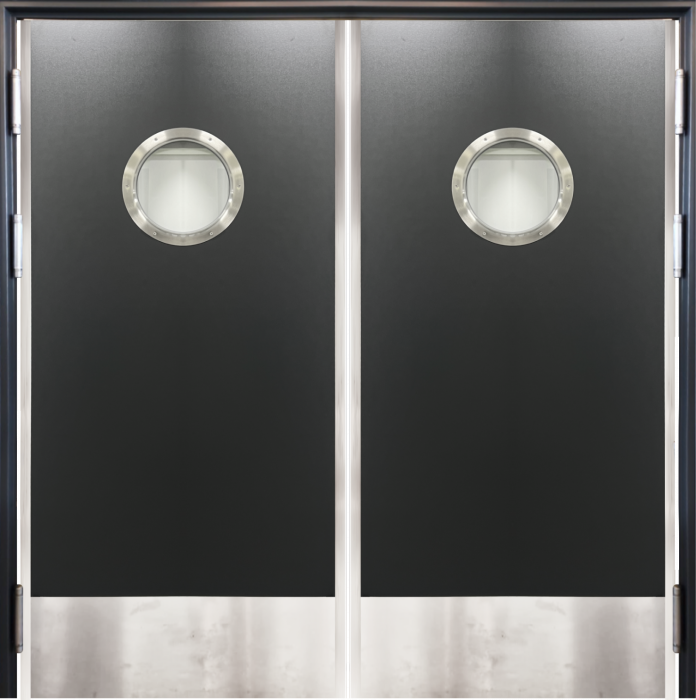 Usa dubla flip-flap restaurant bucatarie cu geam hublou - dublu batanta cu deschidere 180 grade [1]