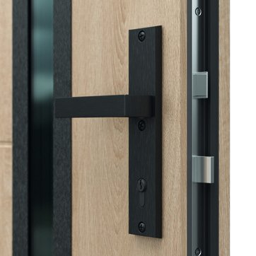 Usa exterior de intrare in casa Porta Thermo - Standard - Model Glass G.2 Antracit Structurat [7]