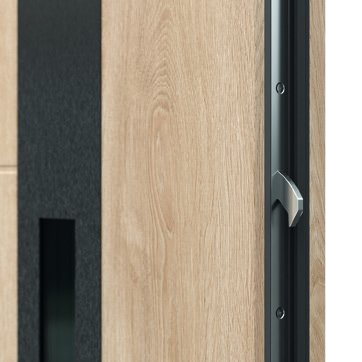 Usa exterior de intrare in casa Porta Thermo - Optimum Energy Glass G.1 Negru [5]