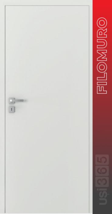 Pachet 10 x Usa Filomuro Hide / cu toc ascuns PORTA Doors Alb - miez PAL Tubular [2]