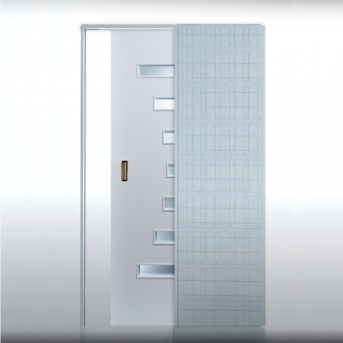 Usa glisanta cu model HDF incastrata in perete - Colectia INFINIT 3.1 [1]