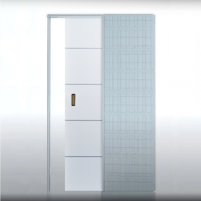 Usa glisanta cu model HDF incastrata in perete - Colectia ORIZONT 3.5 [1]