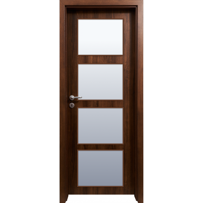 Usa HDF cu toc reglabil din MDF/PAL - Colectia QUADRAT 4.1 - Culoare Nuc [1]