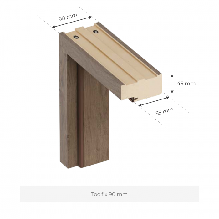 Usa interior HDF cu toc reglabil din MDF/PAL - Colectia STENOIR Casmir 7.5 [7]