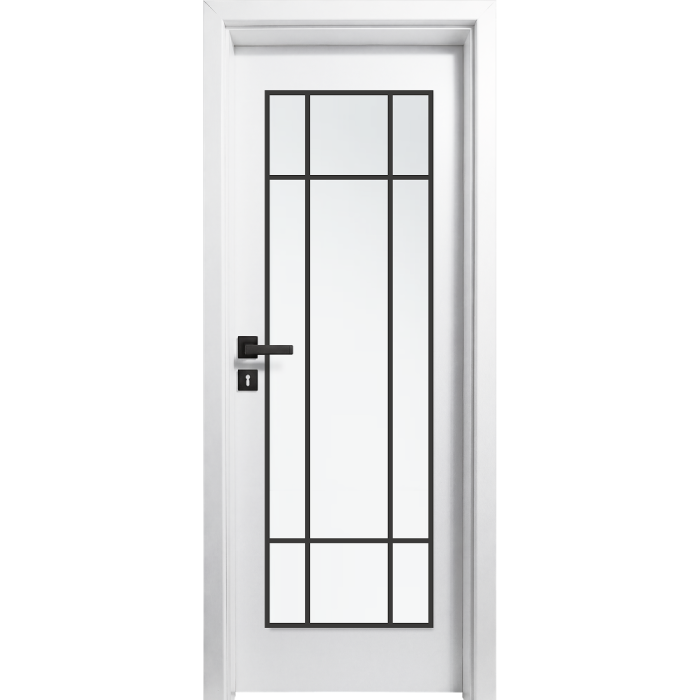 Usa interior Alba HDF cu toc reglabil din MDF/PAL - Colectia STENOIR Alb 7.1 [1]