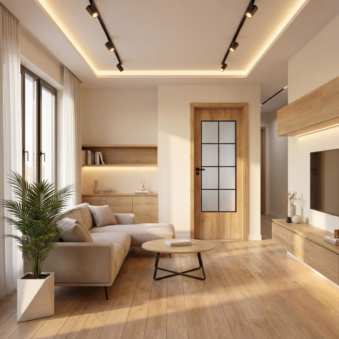 Usa interior HDF cu toc reglabil din MDF/PAL - Colectia STENOIR 7.2 [2]