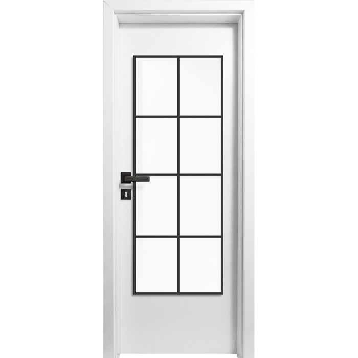 Usa interior Alba HDF cu toc reglabil din MDF/PAL - Colectia STENOIR Alb 7.2 [1]