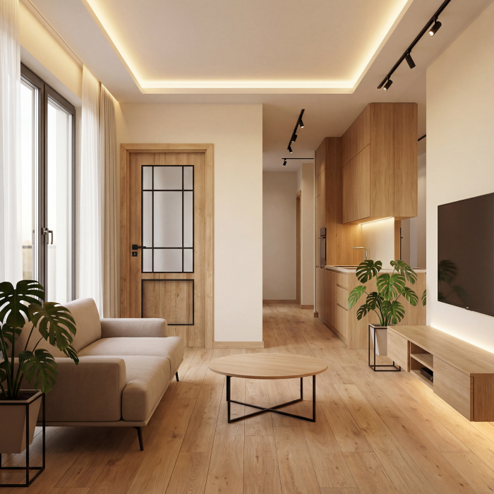 Usa interior HDF cu toc reglabil din MDF/PAL - Colectia STENOIR 7.7 [2]