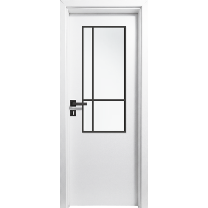 Usa interior Alba HDF cu toc reglabil din MDF/PAL - Colectia STENOIR Alb 7.9 [1]