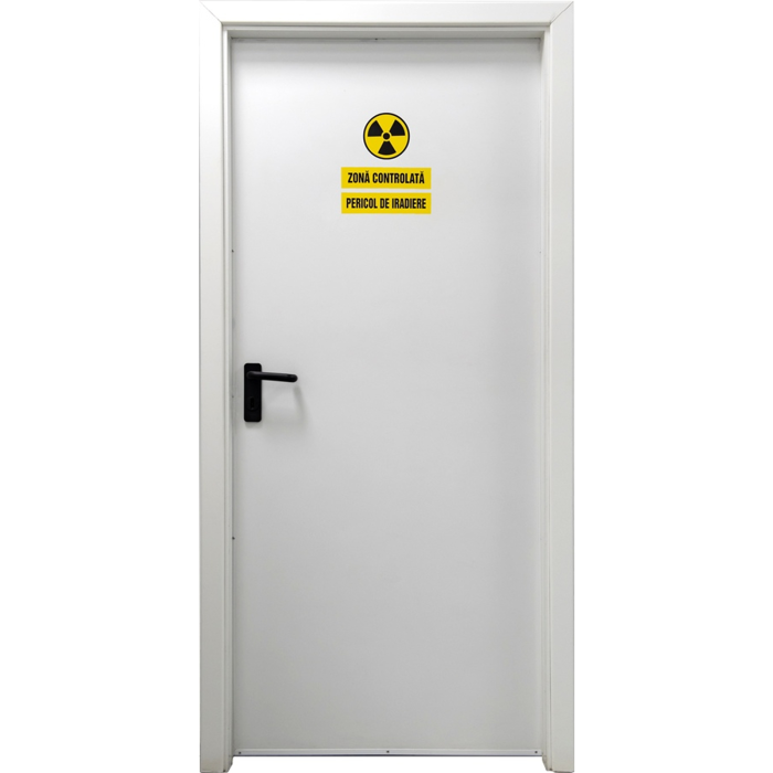 Usa metalica antiradiatii placata cu PLUMB si HDF - Alb [1]