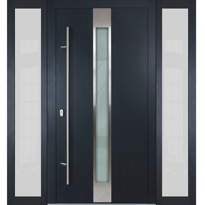 Usa Metalica de intrare in casa Turenwerke DS92 cu luminator lateral dublu [10]