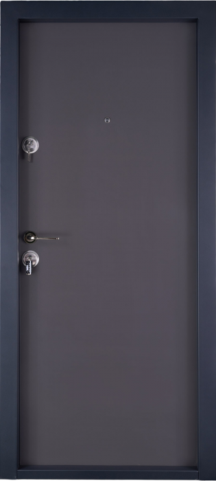 Pachet 12 x Usa metalica intrare apartament placata cu MDF Gri Antracit - Mega EKO P+ 9000 [2]
