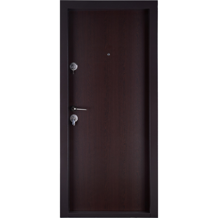 Usa metalica intrare apartament placata cu MDF Wenge - Mega EKO P+ 9000 [1]