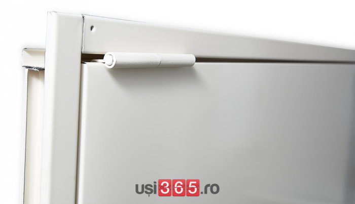 Usa metalica dubla blat 40 mm din otel multifunctionala pentru boxa RAL 9001 / Alb Crem [3]