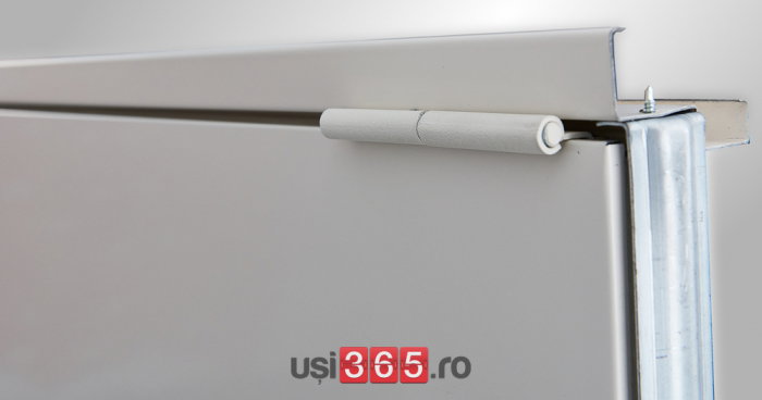 Usa metalica dubla blat 40 mm din otel multifunctionala pentru boxa RAL 9001 / Alb Crem [2]