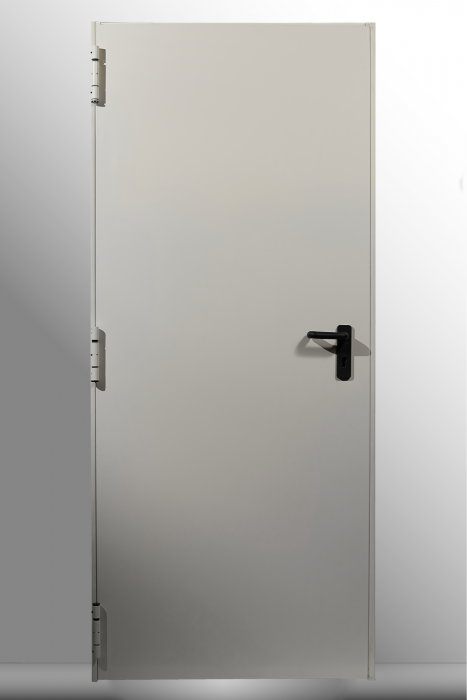 Usa metalica blat 60 mm intrare secundara RAL 9001 - Alb Crem - Usa multifunctionala [3]