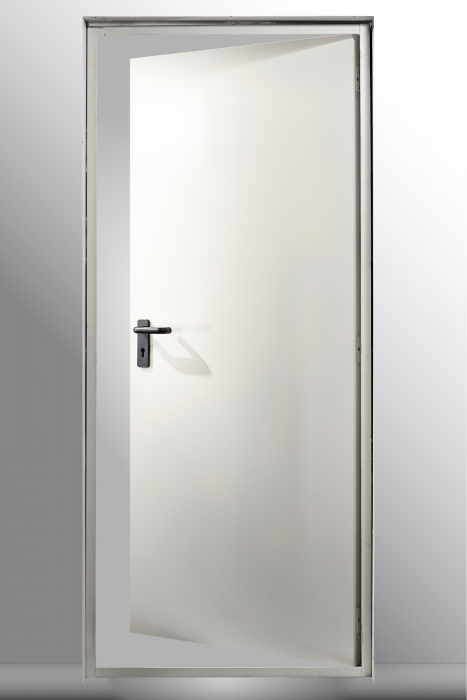 Usa metalica blat 60 mm intrare secundara RAL 9001 - Alb Crem - Usa multifunctionala [2]