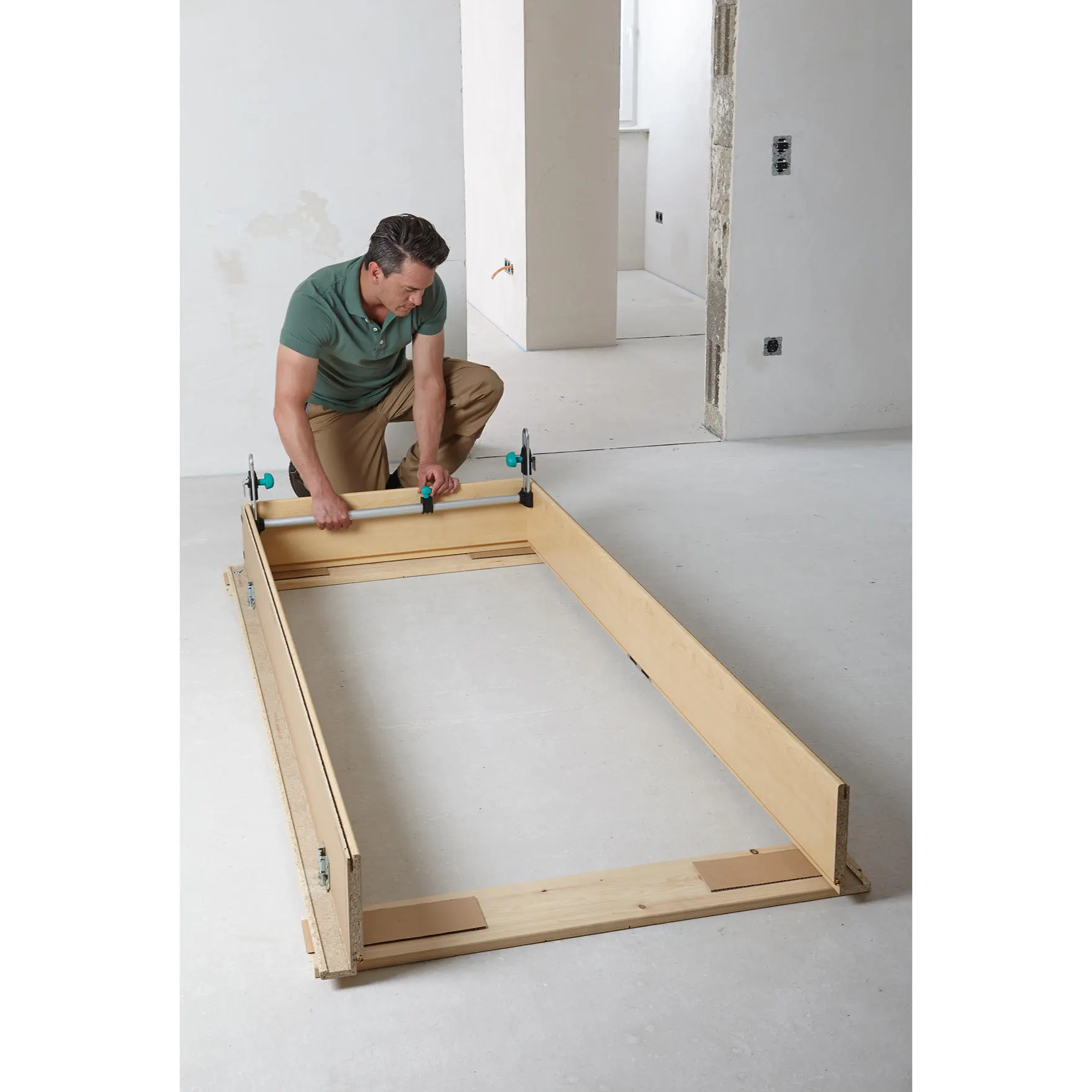 Distantier pentru captuseala / toc montaj usa de interior - Wolfcraft Easy - 3675000 [5]