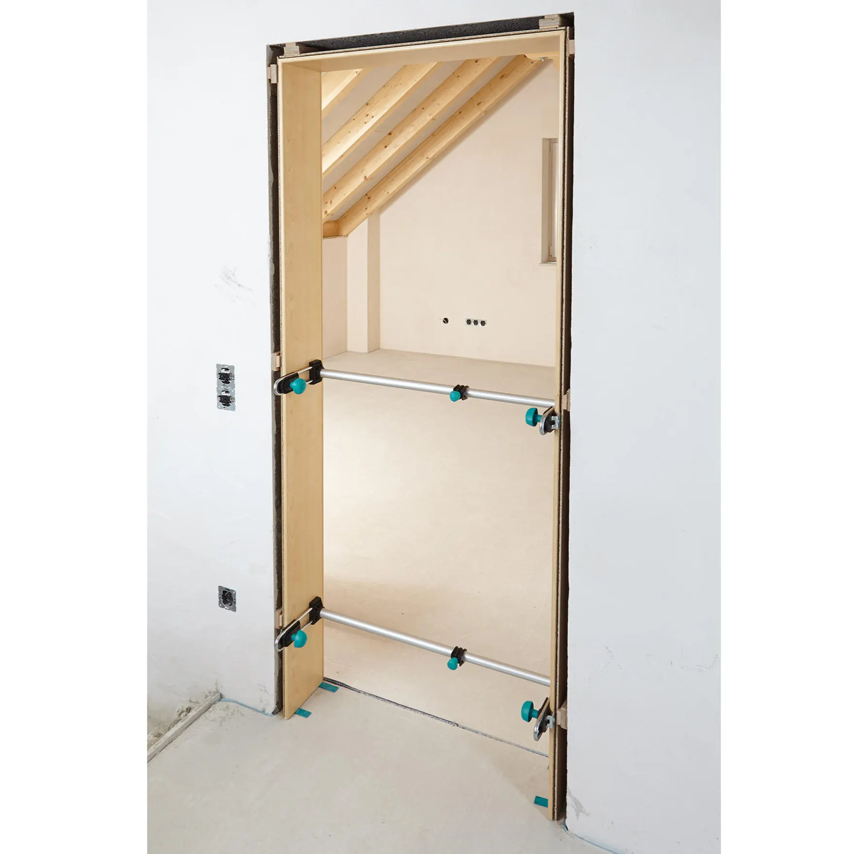 Distantier pentru captuseala / toc montaj usa de interior - Wolfcraft Easy - 3675000 [4]