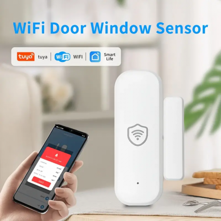 Senzor usa / fereastra SMART Wi-fi cu notificare in timp real pe telefonul mobil [6]
