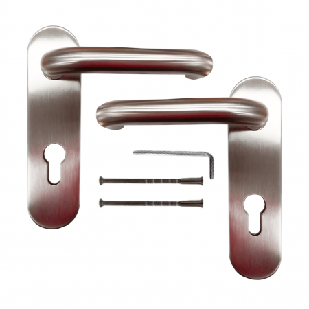 Maner Antifoc din Inox PZ maner+maner cu schild [1]