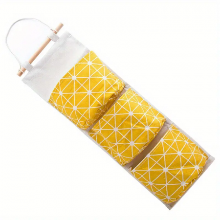 Set Carlig + Organizator textil pentru usa baie / bucatarie - Verde [1]