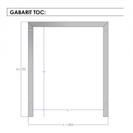 Usa camera frigorifica batanta pentru congelare - Poliuretan 90 - Cu balamale - RAL 9010 [6]
