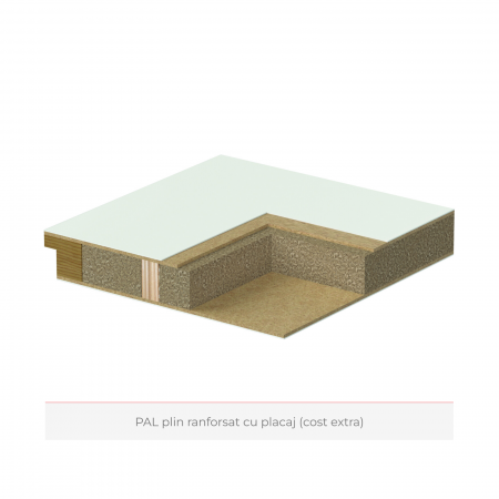Usa cu toc reglabil PORTA LONDRA Model C finisaj neted / Vopsea UV Premium / Standard [3]