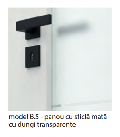 Usa cu toc reglabil PORTA VERTE HOME B5 - ST/DR [5]