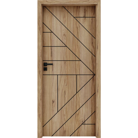 Usa de interior cu toc reglabil HDF - Frezaje decorative [12]