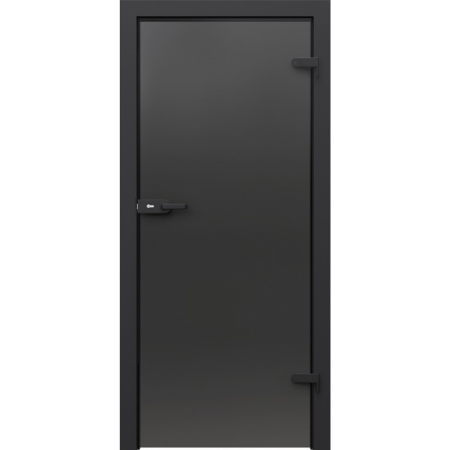 Usi Sticla - Usa PORTA PORTA GLASS CU STICLA GRAFIT + TOC PORTA SYSTEM GK CPL NEGRU