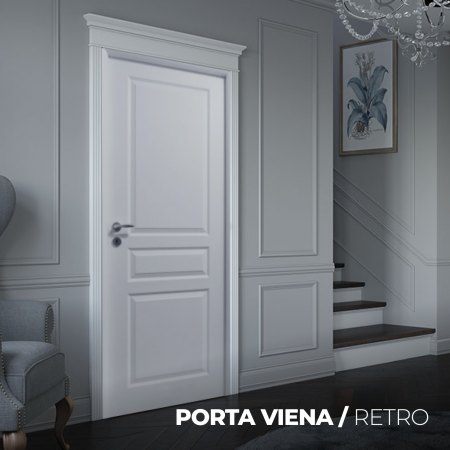 Usa de interior PORTA VIENA cu modul Retro - Pervaz de tip capitel si Cornisa [5]