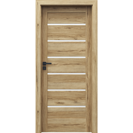 Usi PORTA Doors - Usa de interior PORTA VERTE HOME cu toc reglabil - Model J6 - Sticla mata