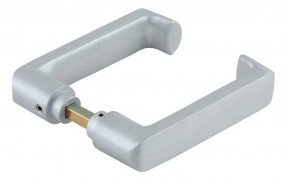 Usa de sticla Clara/Mata securizata de 8mm cu toc reglabil - complet echipata [8]