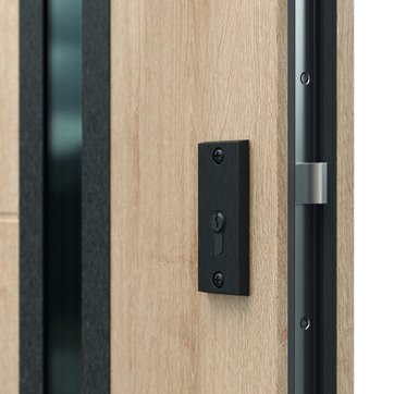 Usa exterior de intrare in casa Porta Thermo - Standard - Model Glass G.2 Antracit Structurat [5]