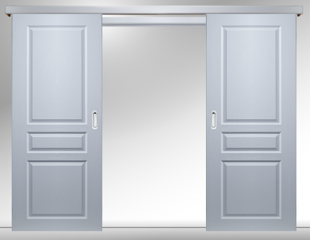 Usi PORTA Doors - Usa glisanta dubla aplicata pe perete Porta Viena