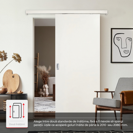 Usa glisanta plina din HDF aplicata pe perete - Colectia Basic - Model simplu [3]