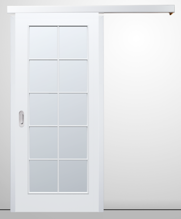Usa glisanta HDF aplicata pe perete PORTA Decor model C [2]